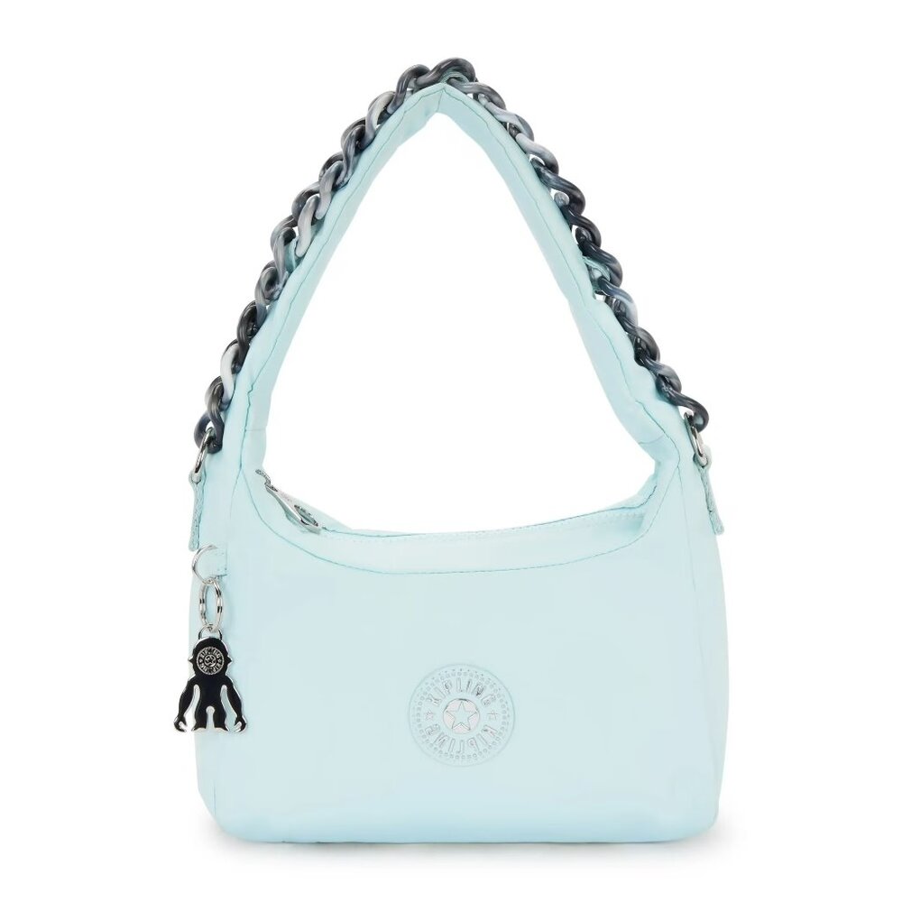 Kipling Kelsey Tortoise Chain Shoulder Bag in Teal
